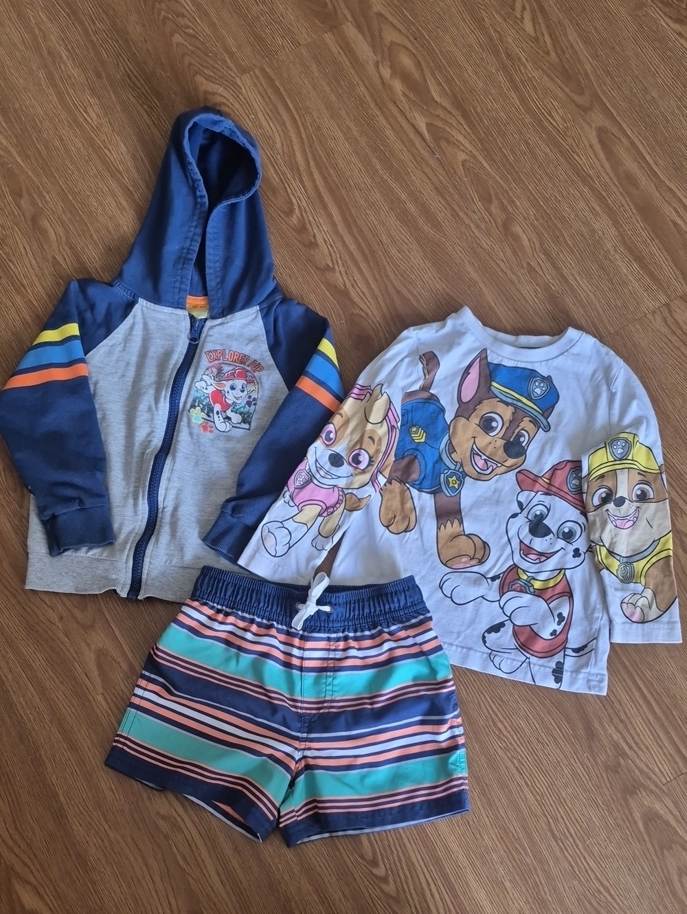 Size 4T- Paw Patrol 3-Piece Set